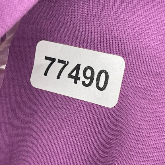 LL BEAN Cardigan Womens LP Petite Jersey Open Front Supima Cotton Purple - Picture 14 of 14